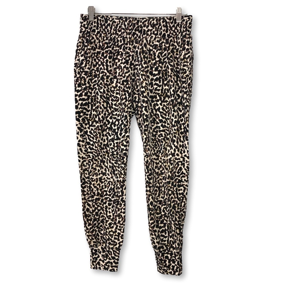 Cabi Pivot Leopard Print Jogger Pants Small - image 1